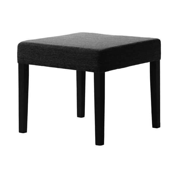 Čierna stolička s čiernymi nohami Ted Lapidus Maison Pétale