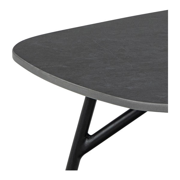 Čierny konferenčný stolík s keramickou doskou 60x120 cm Caracas - Actona-image-4