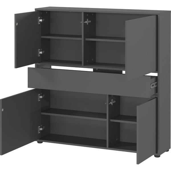 Antracitová skrinka 105x108x25 cm Ameca 2.0 – Germania-image-2