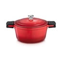 Hrniec s pokrievkou s nepriľnavým povrchom na indukciu 4.7 l Bordeaux - Tescoma