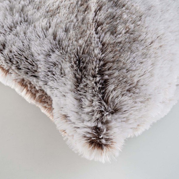 Dekoračný vankúš z umelej kožušiny 45x45 cm Antartic – douceur d'intérieur-image-2