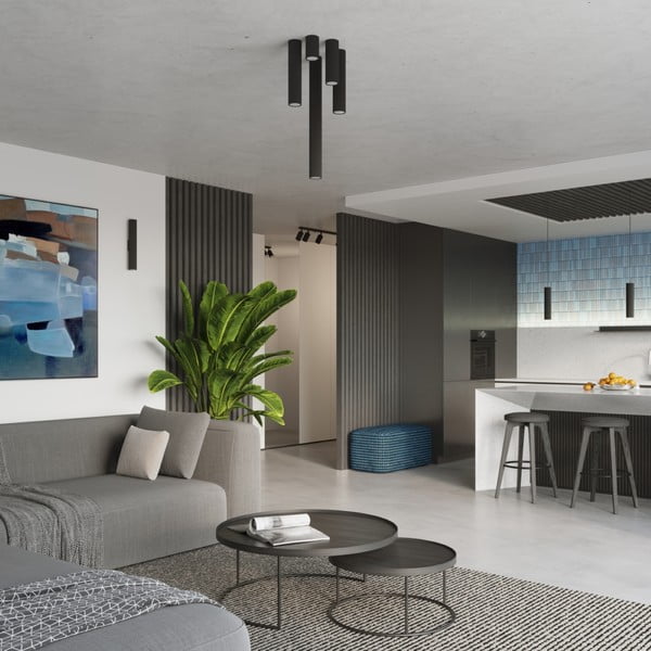 Čierne bodové svietidlo Gleam – Sollux-image-3