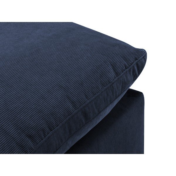 Tmavomodrá prostredná časť modulárnej menčestrovej pohovky Windsor & Co Sofas Galaxy-image-1