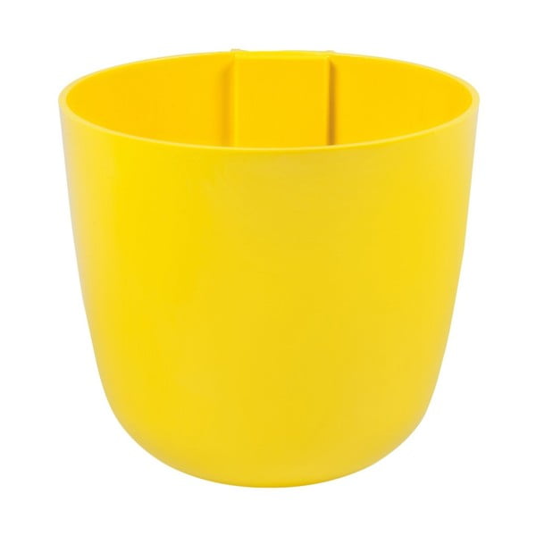 Magnetický kvetináč Bowl 12x11x12 cm, žltý