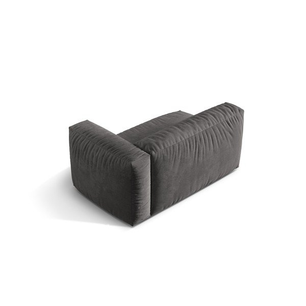 Sivý zamatový modul pohovky (pravý roh) Martina – Micadoni -image-2