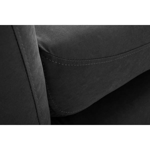 Čierne kreslo Scandi by Stella Cadente Maison-image-2