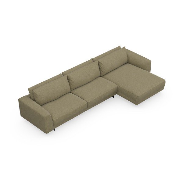 Svetlozelená rohová pohovka (variabilná) Samba – Furninova -image-3