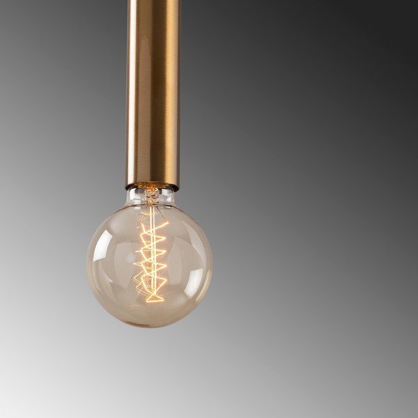 Závesné svietidlo v zlatej farbe s kovovým tienidlom ø 4 cm Tempo – Opviq lights-image-4