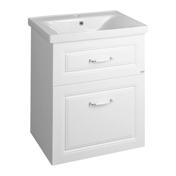 Biela závesná skrinka bez umývadla 57x72,5 cm Favolo – Sapho