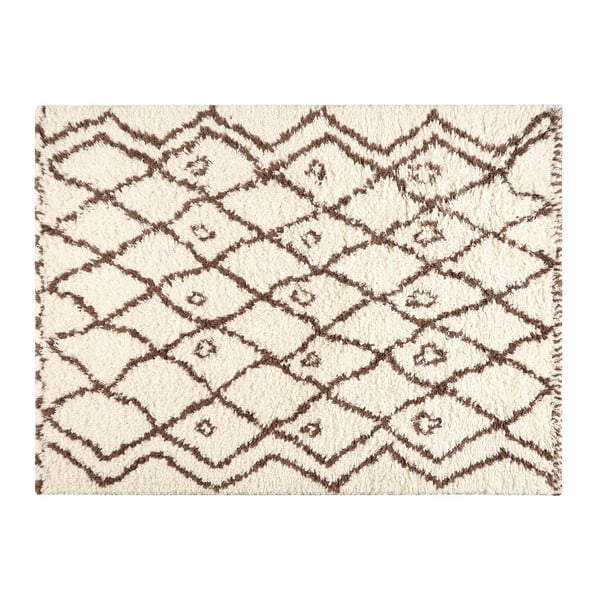 Vlnený koberec Linen Benedicto, 180 × 120 cm