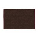 Hnedá kúpeľňová predložka z bio bavlny 50x80 cm Soft – Mette Ditmer Denmark