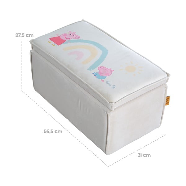 Biela detská lavica Peppa Pig – Roba-image-4