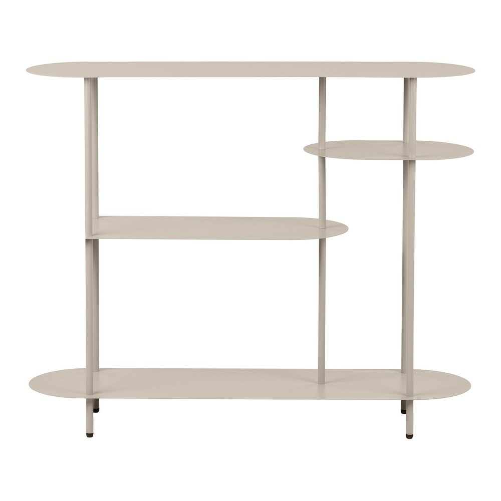 Béžový kovový regál 118x97x31 cm Rieti – House Nordic