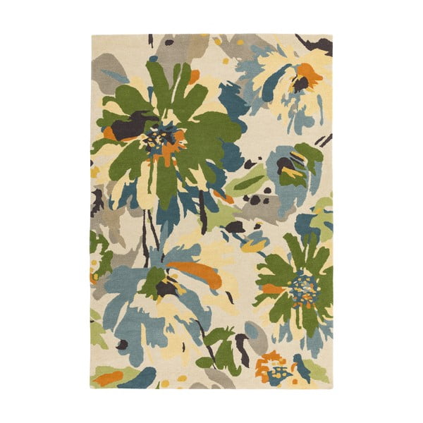 Koberec Asiatic Carpets Floral Green Multi, 120 x 170 cm