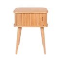 Nočný stolík v dekore duba v prírodnej farbe Barbier – Zuiver