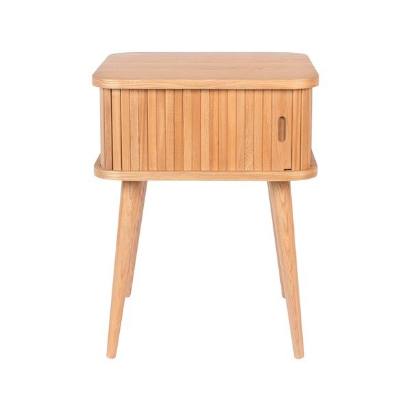 Nočný stolík v dekore duba v prírodnej farbe Barbier – Zuiver