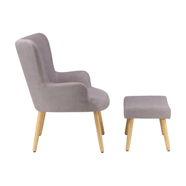 Svetlosivé kreslo Coco - Støraa-image-1