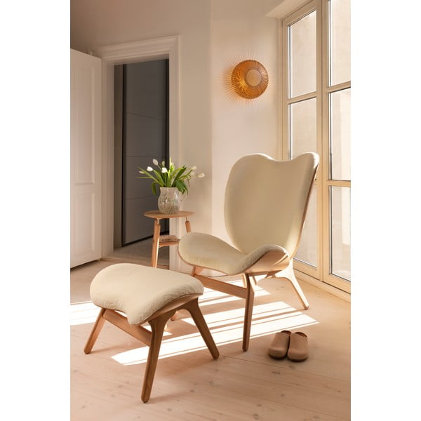 Stropné svietidlo s dreveným tienidlom ø 35 cm Clava Up – UMAGE-image-4