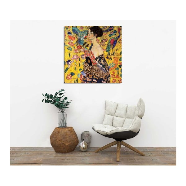 Nástenná reprodukcia na plátne Gustav Klimt , 45 × 45 cm-image-1