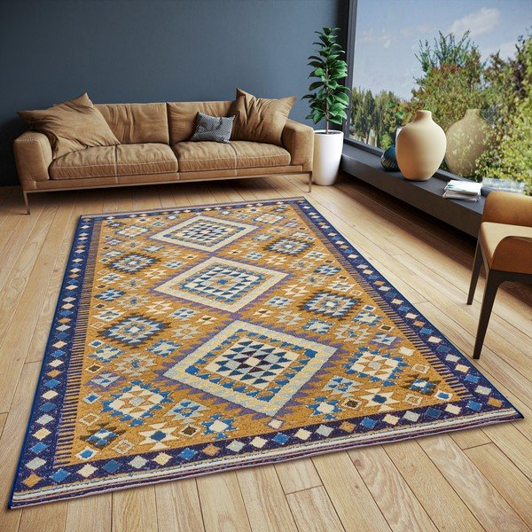 Okrovožltý koberec 80x165 cm Cappuccino Peso – Hanse Home-image-1