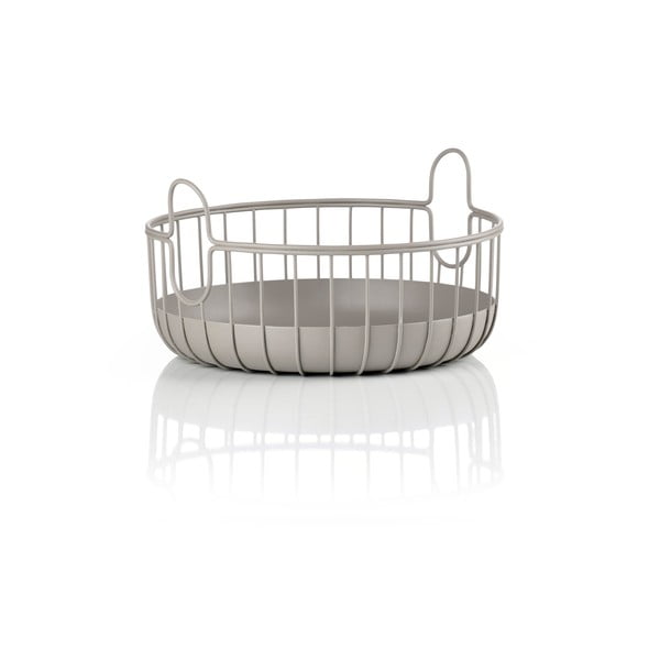 Drôtený kovový košík ø 22x8 cm Inu – Zone-image-2