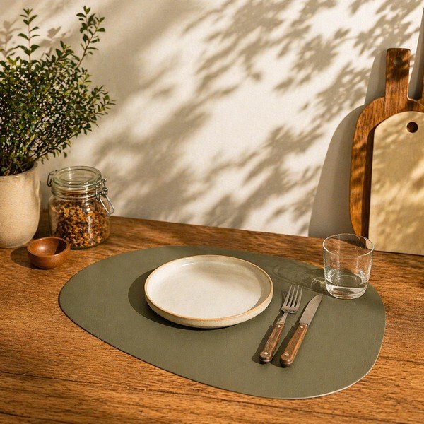 Prestieranie z umelej kože 37x44 cm Galita – douceur d'intérieur-image-1