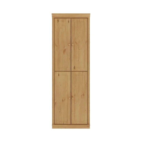 Skriňa z borovicového dreva v svetlo prírodnej farbe 74x223x37 cm Anita – Støraa