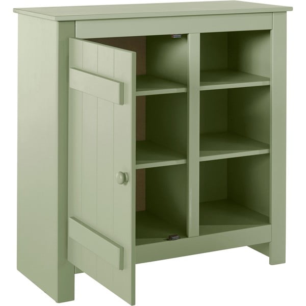 Svetlozelená skrinka z borovicového dreva 90x90 cm Bertram – Støraa-image-3