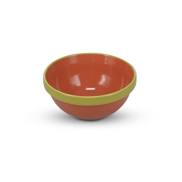 Zelená/oranžová kameninová miska 710 ml Duo – ONA