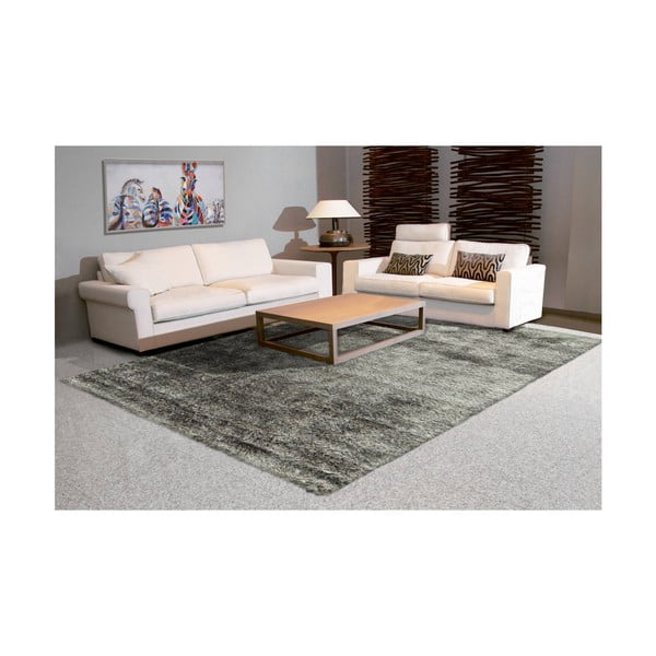 Tmavosivomodrý koberec Arte Espina Grace Shaggy, 160 × 230 cm
