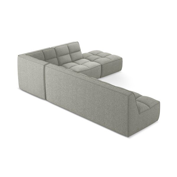 Svetlosivá modulárna rohová pohovka (variabilná) Kalai – Makamii-image-4