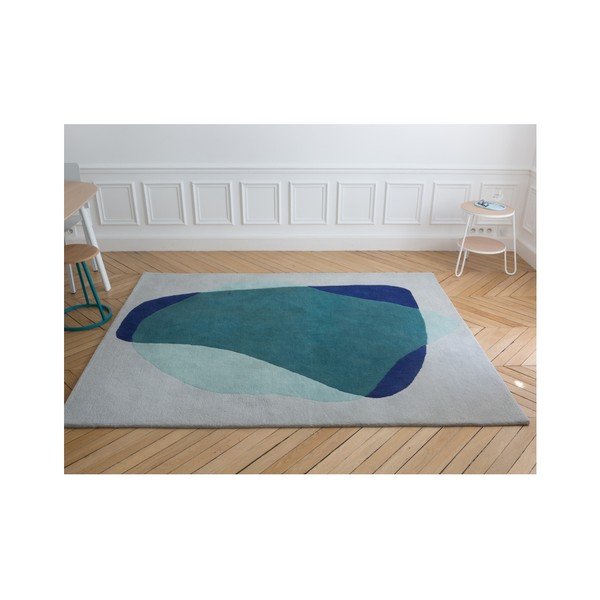 Zeleno-sivý koberec z čistej vlny HARTÔ Jane, 180 × 220 cm-image-2