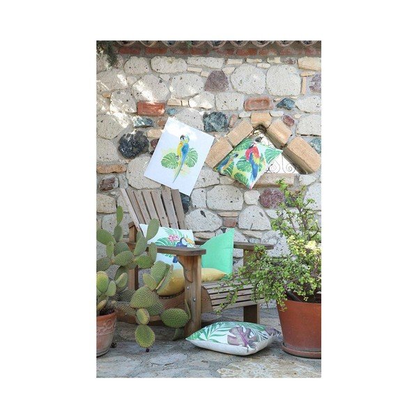 Zelená obliečka na vankúš Mike & Co. NEW YORK Monstera Heaven, 43 × 43 cm-image-2