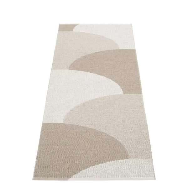 Béžový vnútorný a vonkajší behúň 70x180 cm Hill Dark Linen – Pappelina