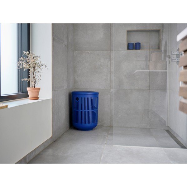 Modrý plastový kôš na bielizeň 60 l Ume – Zone-image-1