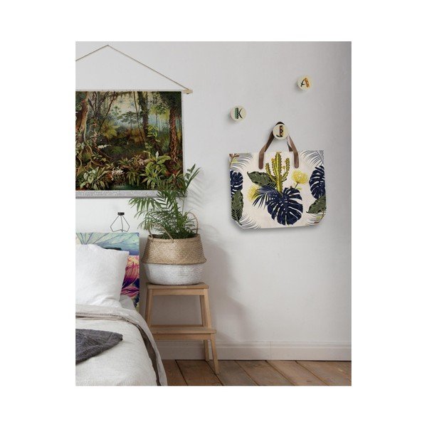 Plátená taška s motívmi kvetín Surdic Cactus-image-1