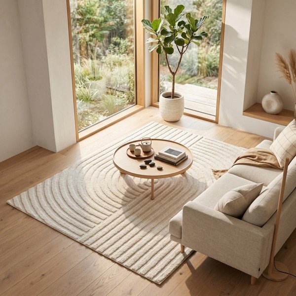 Krémovobiely koberec 120x170 cm Serenity – ESTE-image-4
