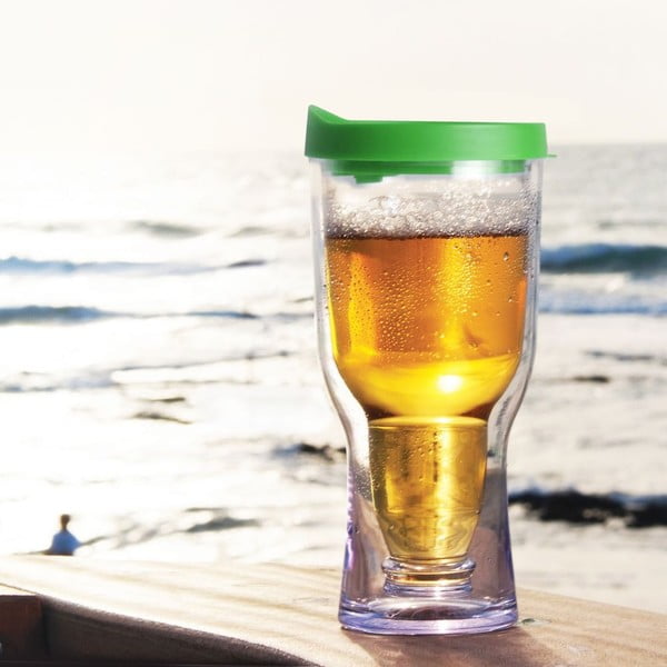 Nezničitelný pohár na pivo Brew2Go, zelená