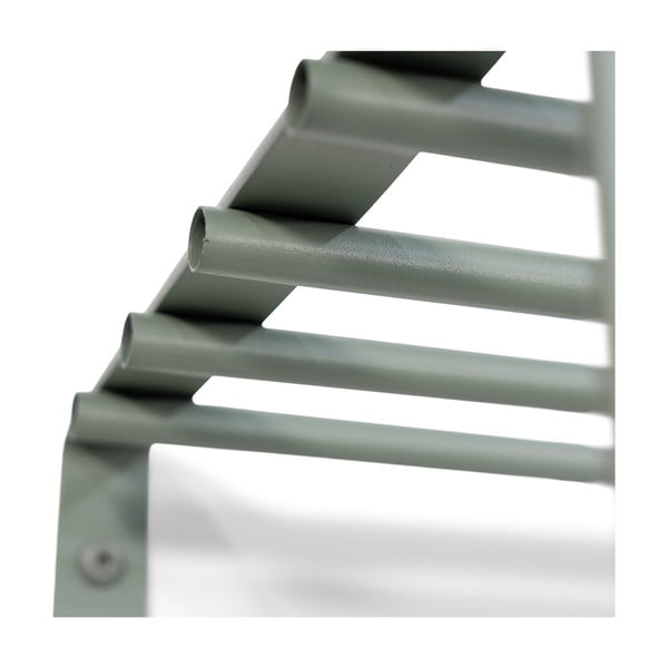 Sivozelený kovový nástenný vešiak s poličkou 100 cm Rex – Spinder Design-image-2