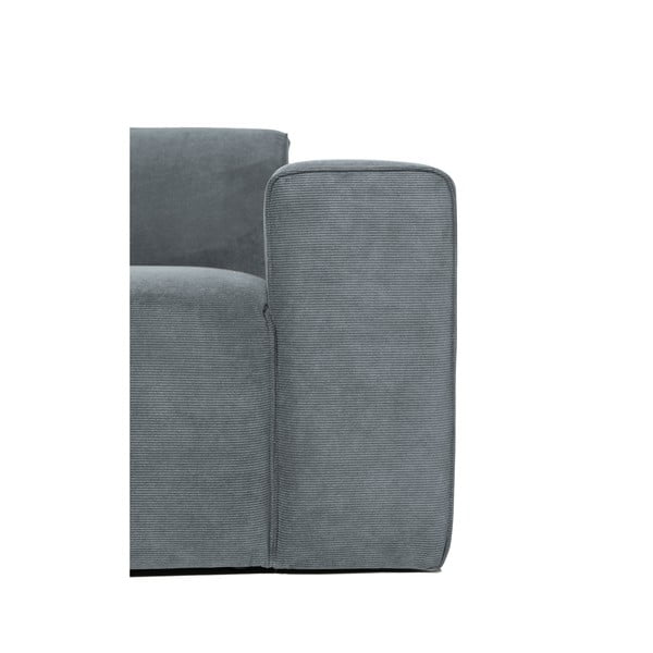 Sivá menčestrová rohová pohovka (pravý roh) Sting – Scandic-image-3