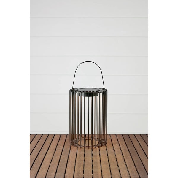 Čierny vonkajší solárny LED lampáš na USB (výška 54 cm) Cavia – Markslöjd-image-2