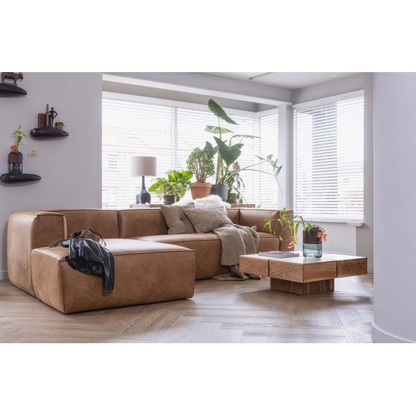 Svetlohnedé tienidlo ø 35 cm Asta – WOOOD-image-1