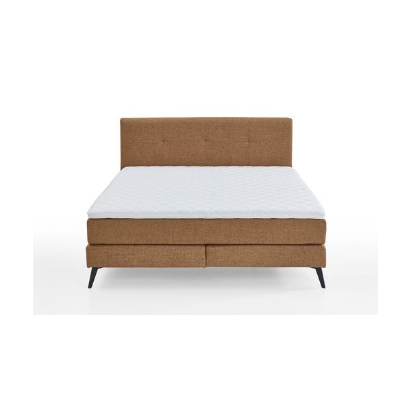 Hnedá boxspring posteľ 180x200 cm ANCONA – Meise Möbel-image-3