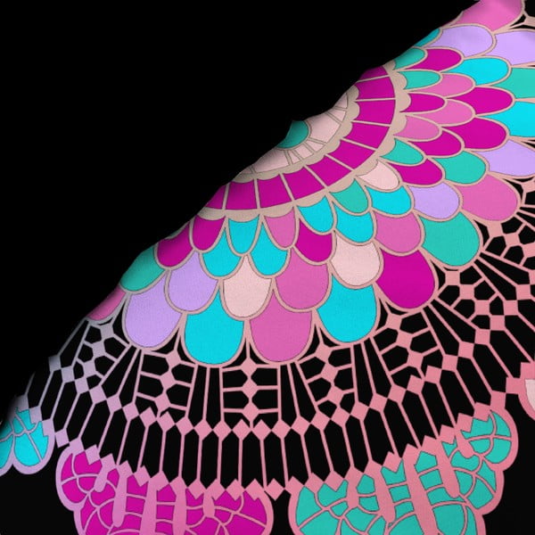 Čierne bavlnené obliečky na jednolôžko 140x200 cm Porte Bonheur – douceur d'intérieur-image-4