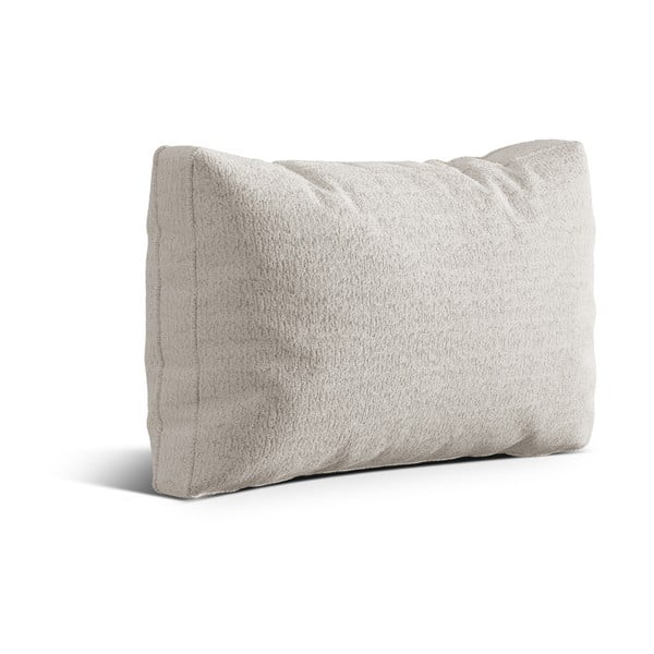 Béžový vankúš na gauč z textílie buklé Kemi – Cosmopolitan Design-image-1