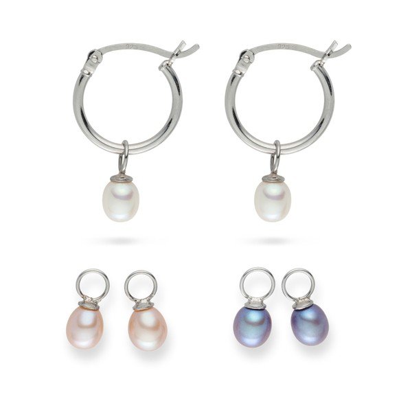 Náušnice Yamato Pearls s vymeniteľnými príveskami Spring-image-1
