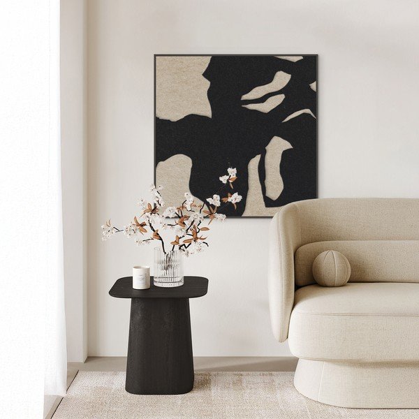 3D obraz s rámom/akustický 102x102 cm Silent Shadow 1 – Malerifabrikken-image-1