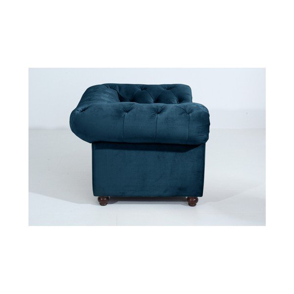 Modré kreslo Max Winzer Orleans Velvet-image-2