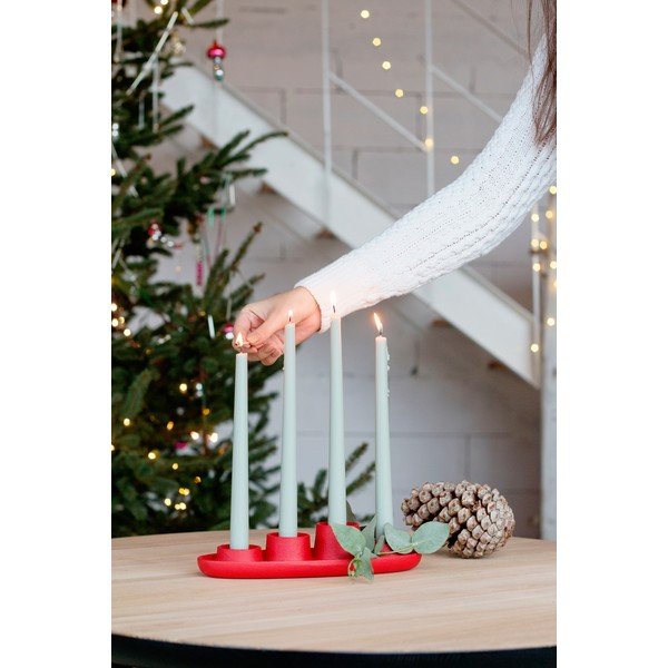 Červený svietnik EMKO Aye Aye Four Candles-image-1