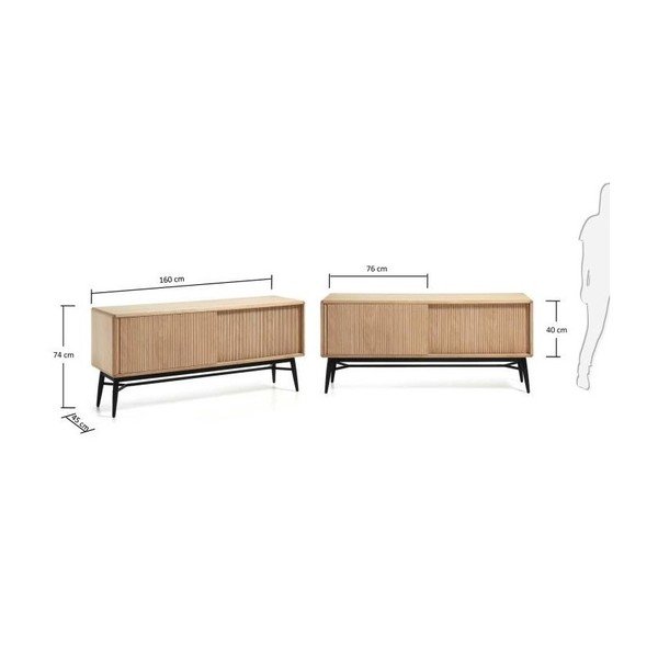 Komoda La Forma Hendrix, dĺžka 160 cm-image-4